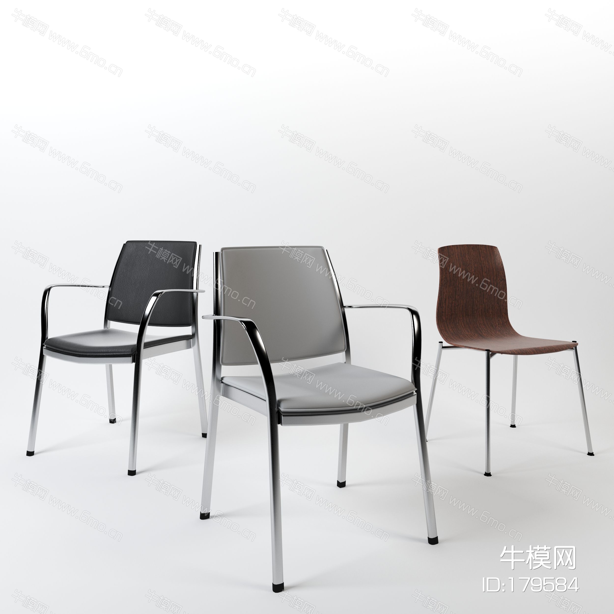 现代办公椅组合 现代办公椅 餐椅 休闲椅 皮革单椅  实木单椅