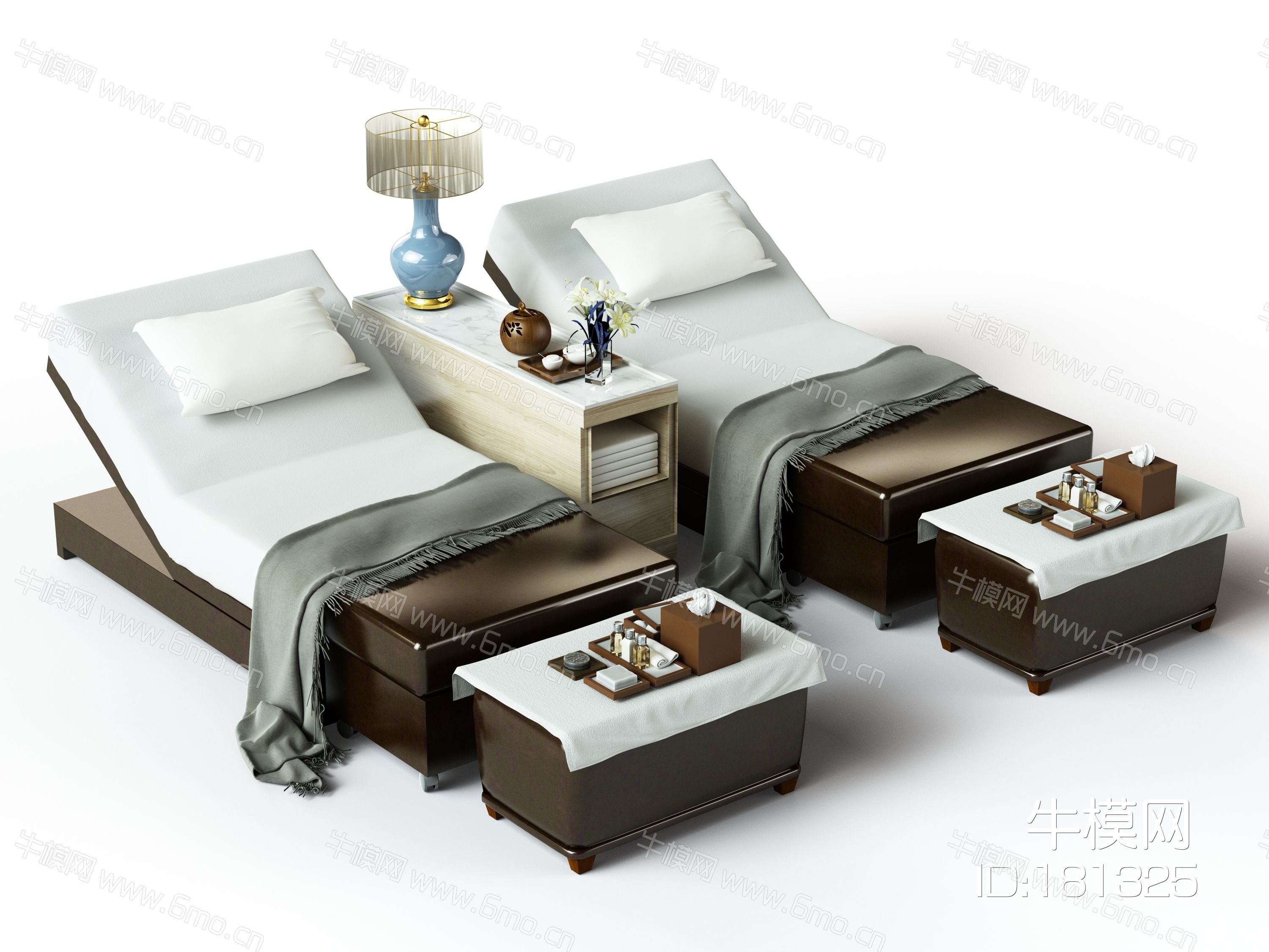 现代按摩床 搓背床 包厢床 美容床