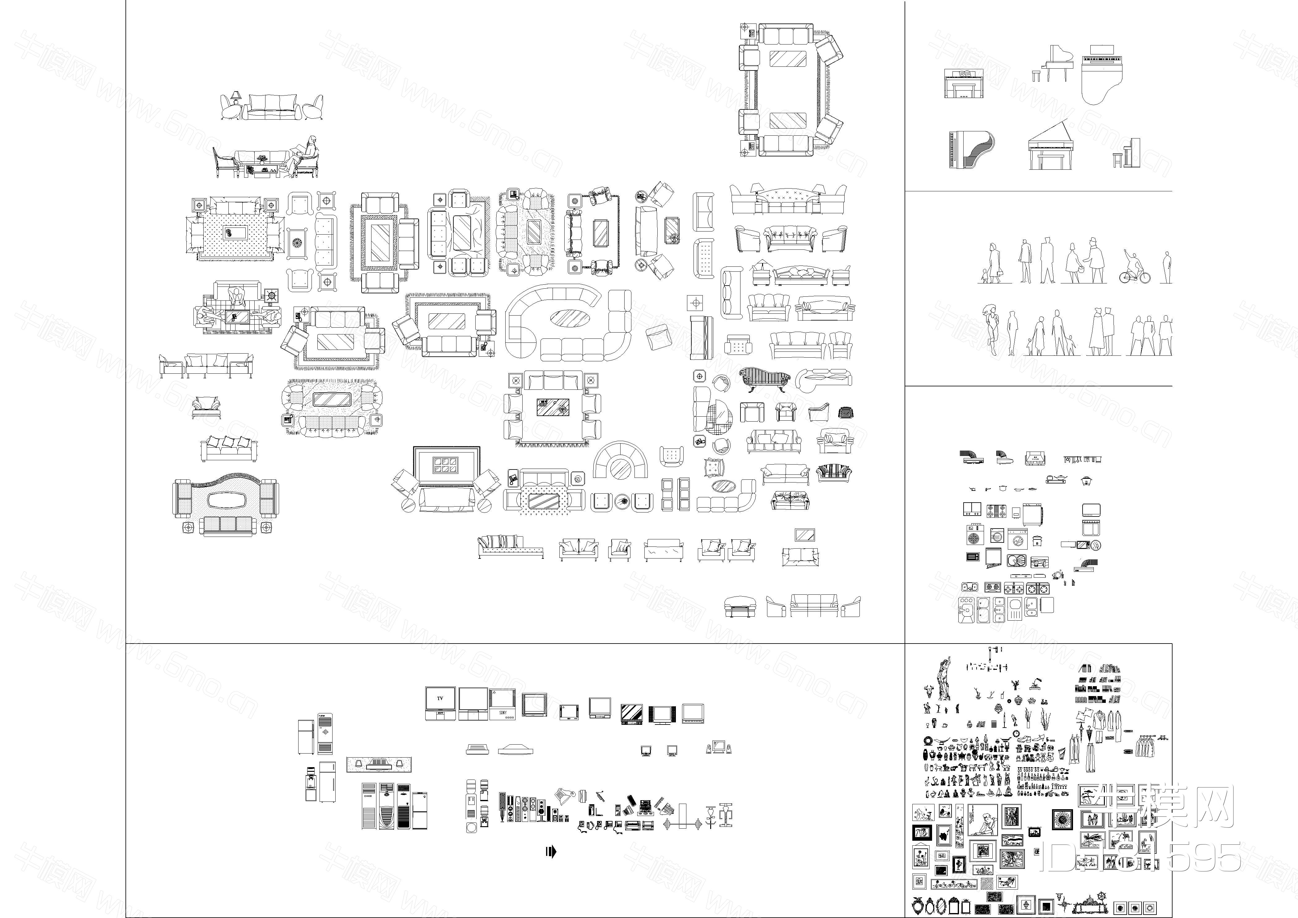 2021各种类平面图库