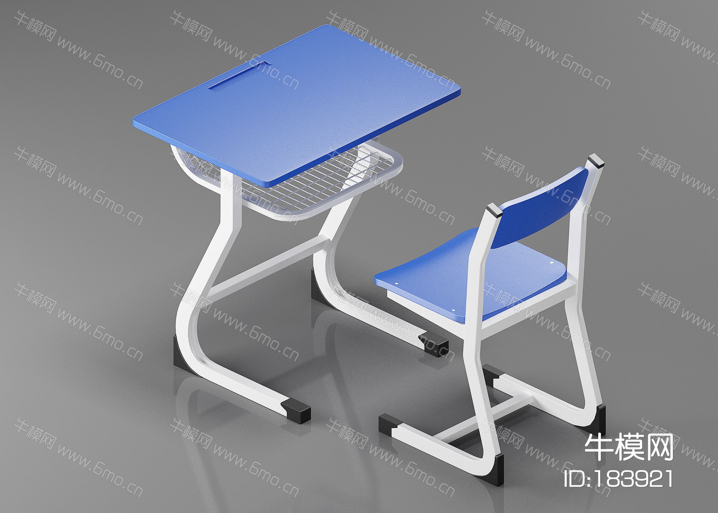 现代学生课桌椅子