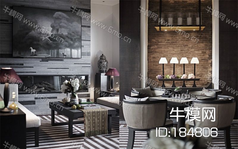 56套新中式家装全套CAD施工图｜效果图｜官方摄影