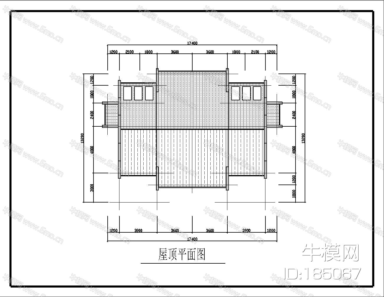 农村小康住宅设计方案CAD图纸带效果图