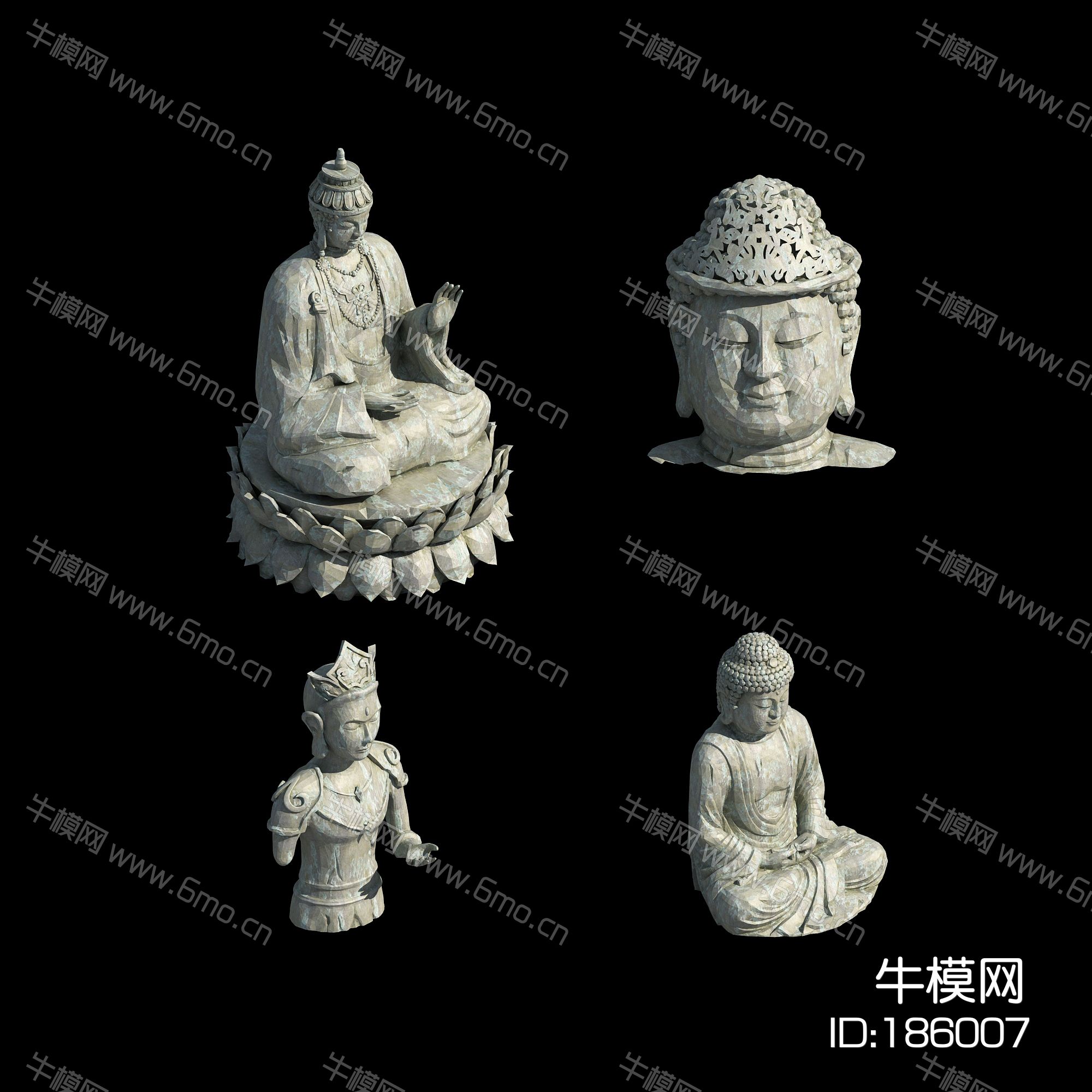 中式雕像佛像石像