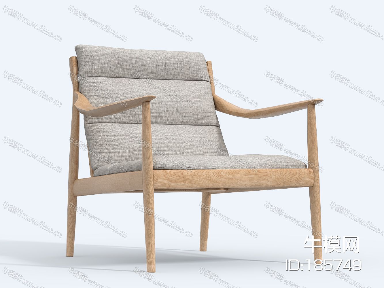 新中式单椅
