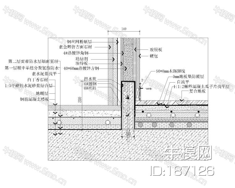 60套石材节点详图汇总（大理石、人造石、干挂石材）