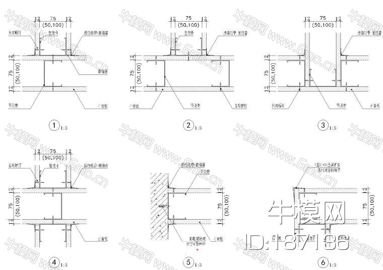 金螳螂总院标准图集汇编｜纸面石膏板隔墙篇