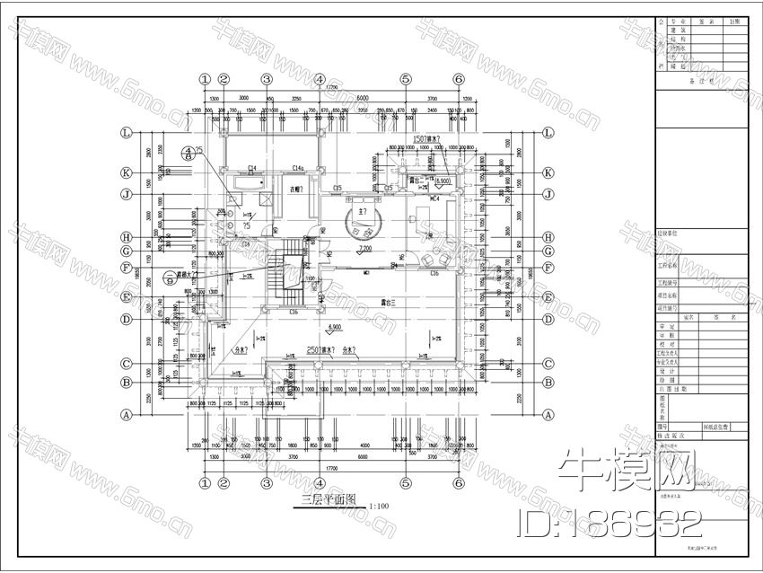 三层欧式别墅CAD图纸+效果图