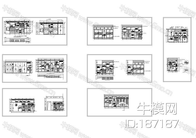 500款-综合衣柜图例图集