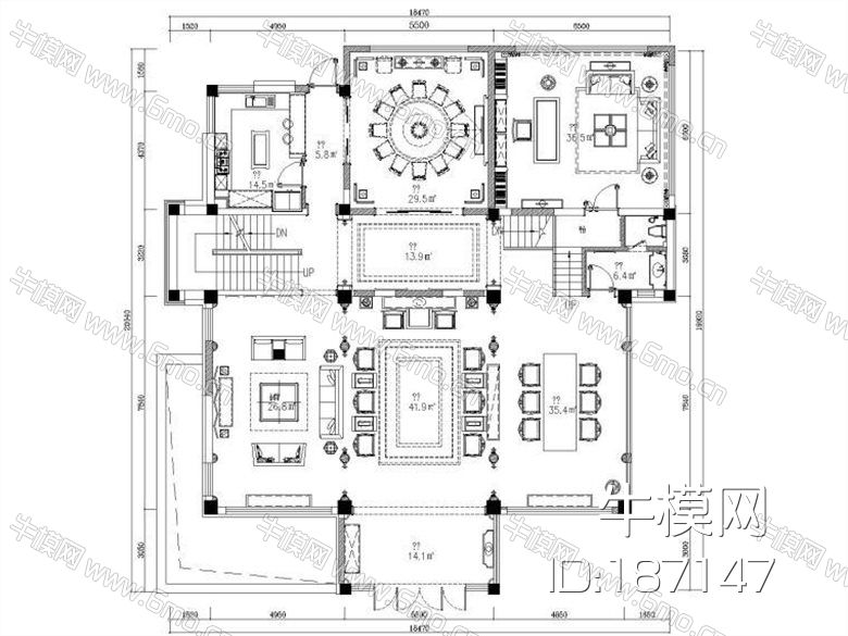 10套精选别墅室内设计方案｜施工图+实景效果图