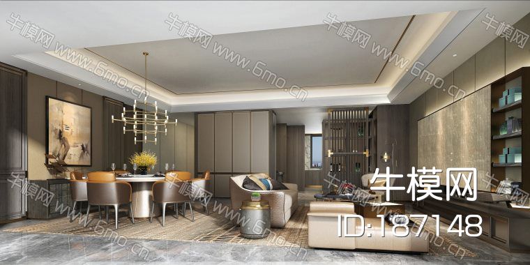 CCD-北京丰台区花乡樊家村175㎡样板间室内装修施工图+方案+效果图