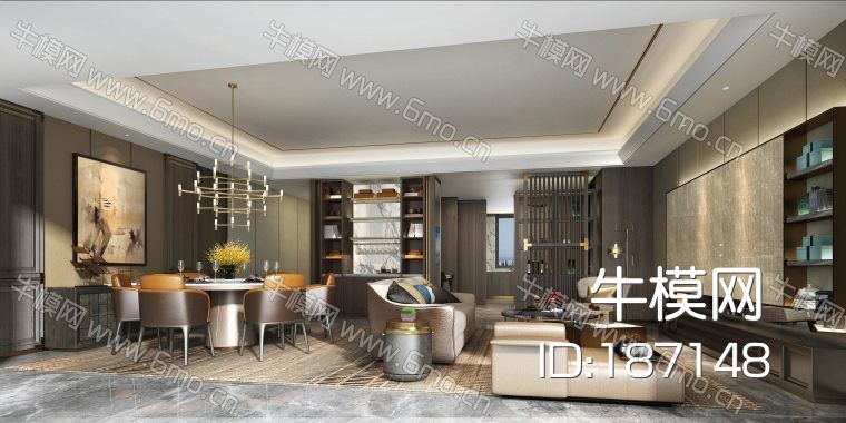 CCD-北京丰台区花乡樊家村175㎡样板间室内装修施工图+方案+效果图