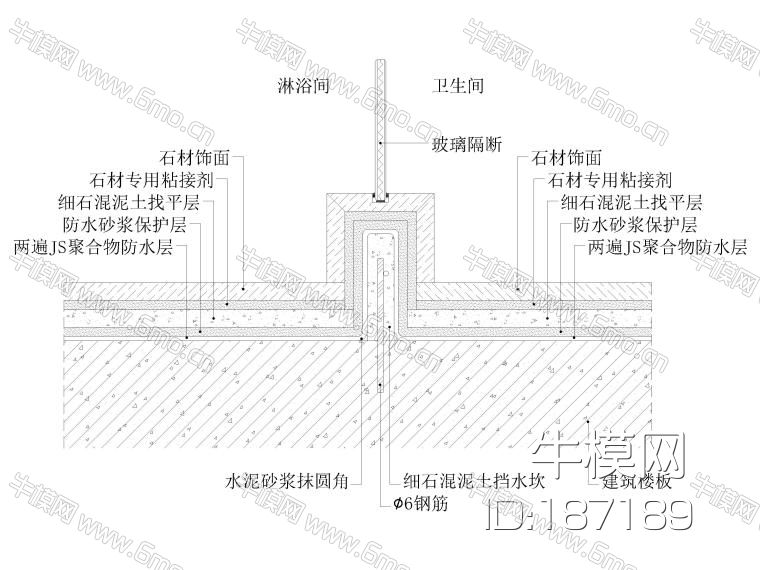 墙面,吊顶,地坪,门表,卫浴节点大样详图图集