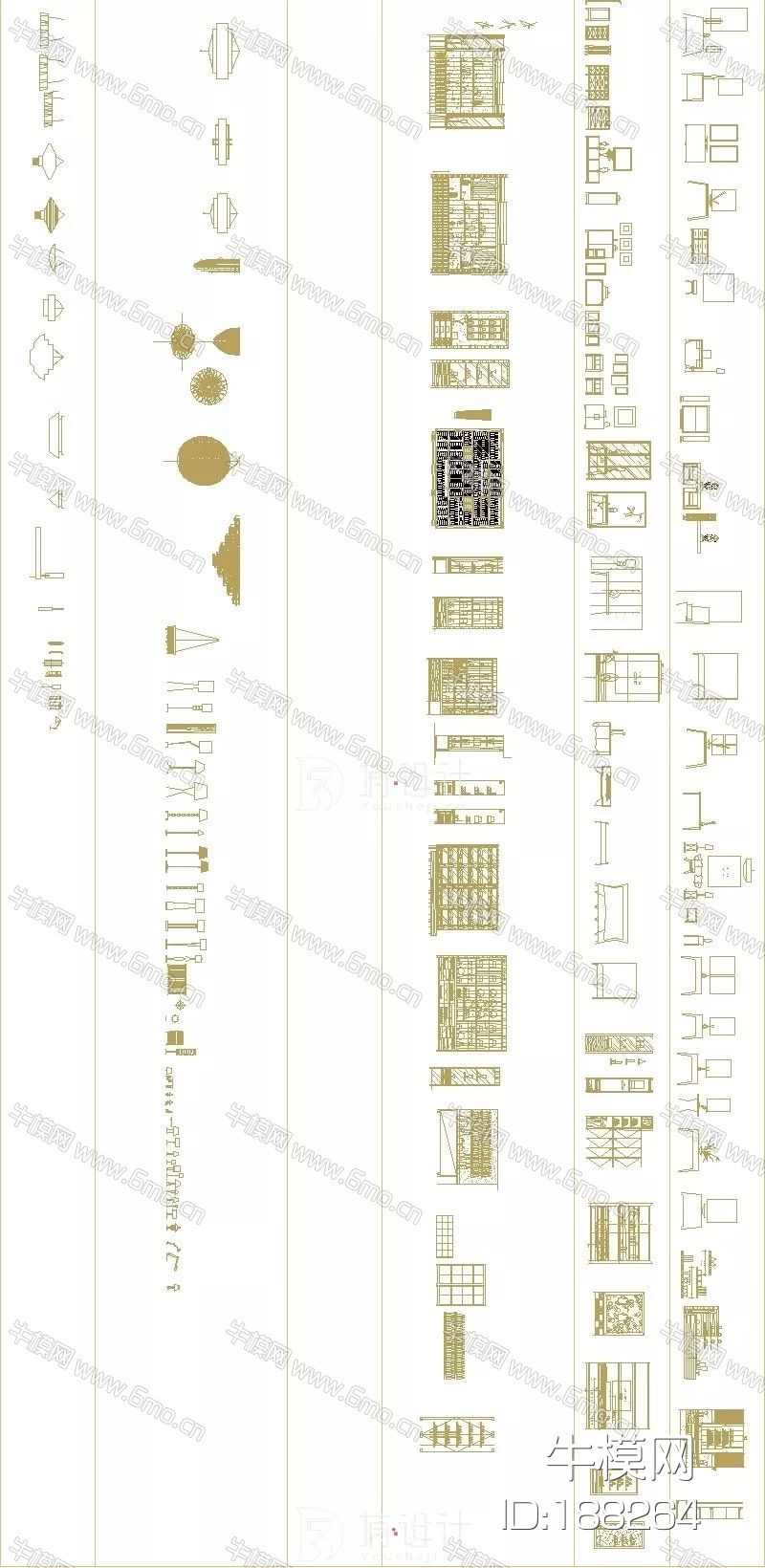 《HBA专用CAD图块合集》
