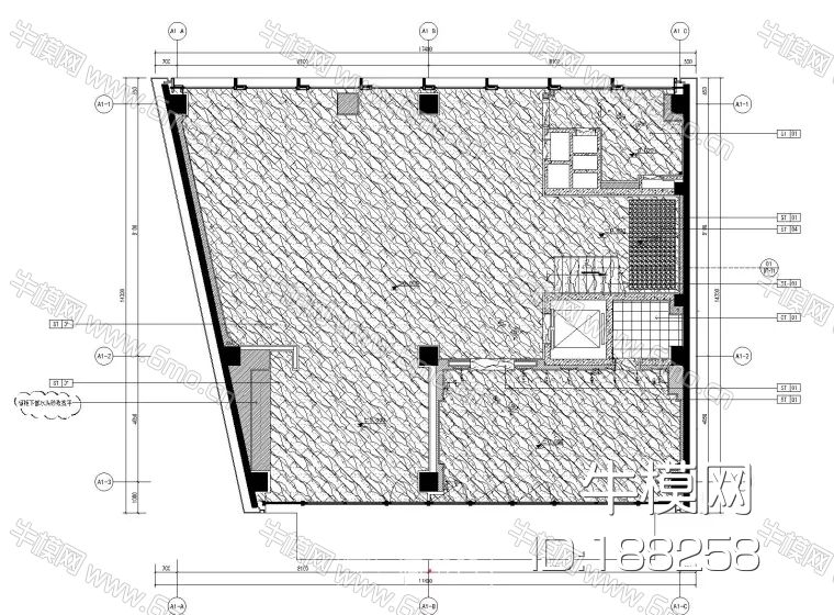 集艾设计-万科御河硅谷一居室别墅样板房全套施工图+效果图+物料表
