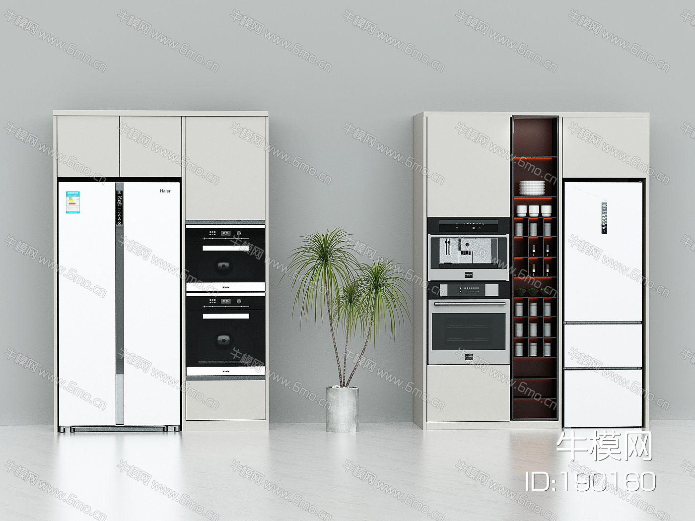 现代冰箱酒柜组合，冰箱一体柜，厨房消毒柜组合，餐厅储物柜，备餐柜，橱柜