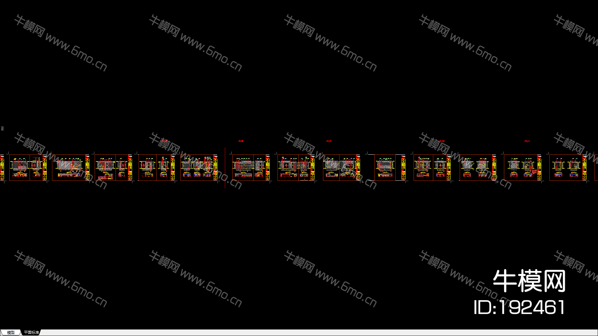 财信·渝中城四套LOFT公寓样板房+大堂丨效果图+施工图+物料+水电图