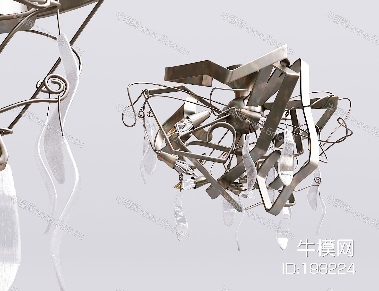 工业风金属创意吸顶灯