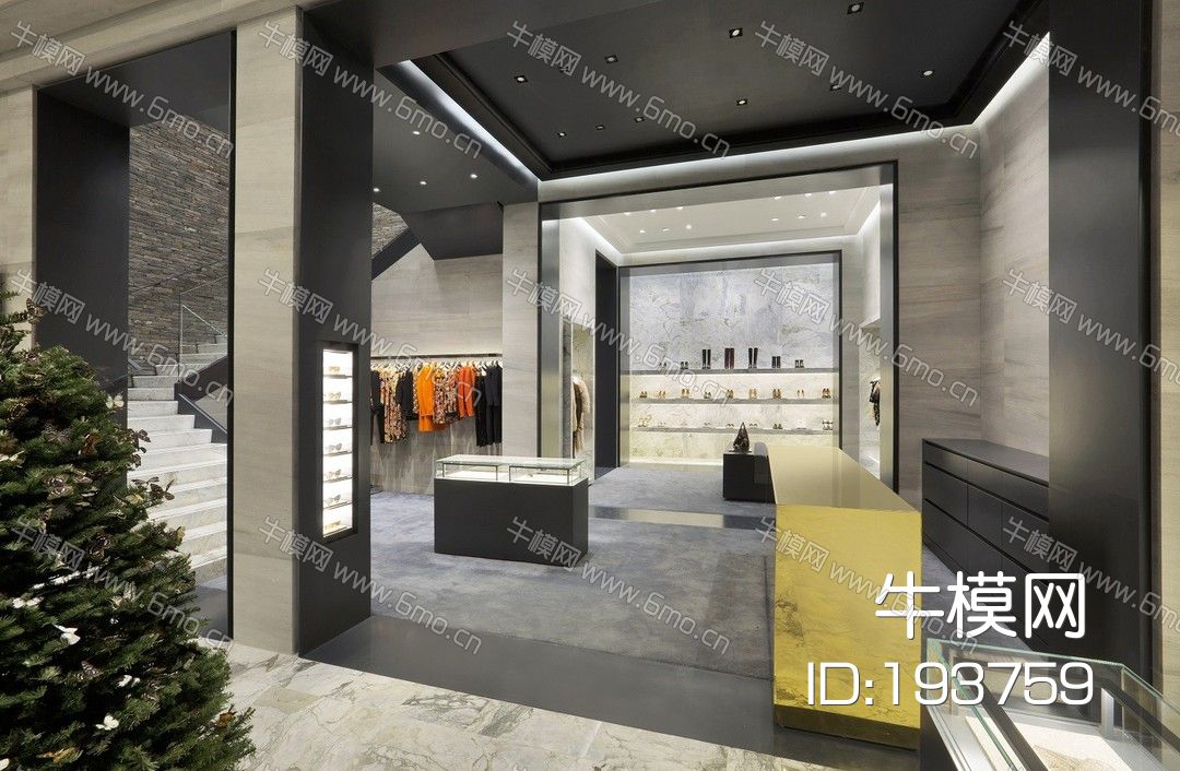 Givenchy纪梵希·成都太古里旗舰店竣工图CAD_PDF+官方摄影