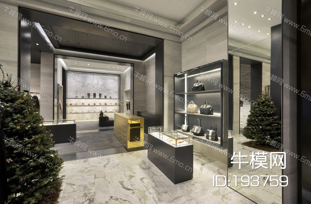 Givenchy纪梵希·成都太古里旗舰店竣工图CAD_PDF+官方摄影