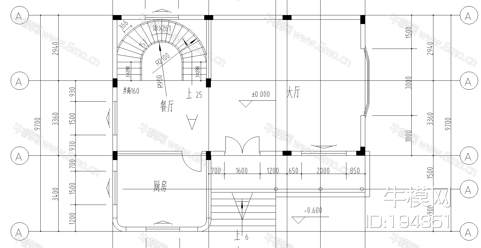 1农村住宅方案图图纸