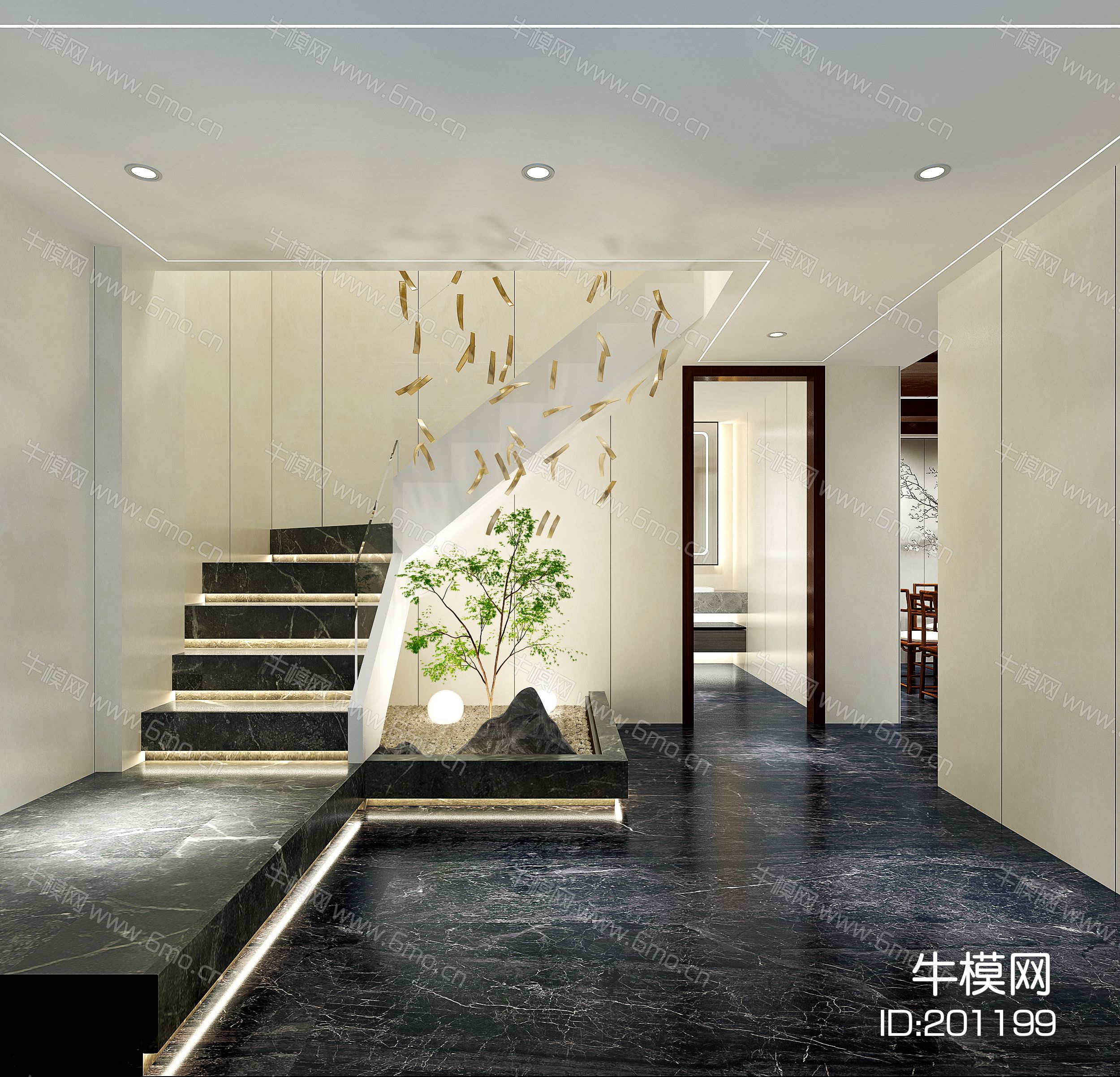 现代楼梯间
