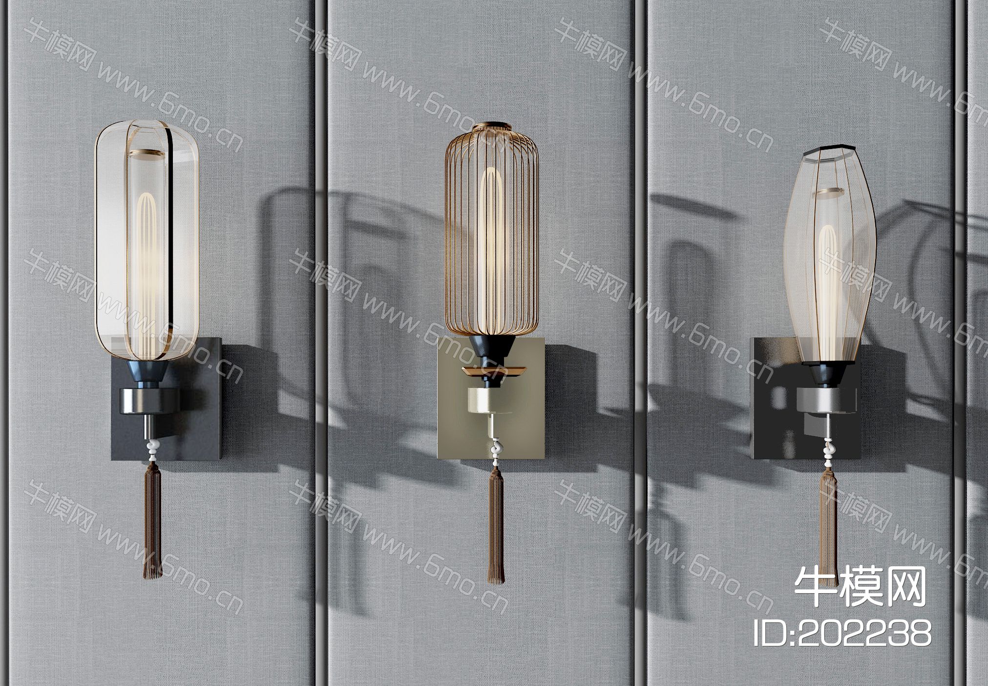 新中式金属壁灯