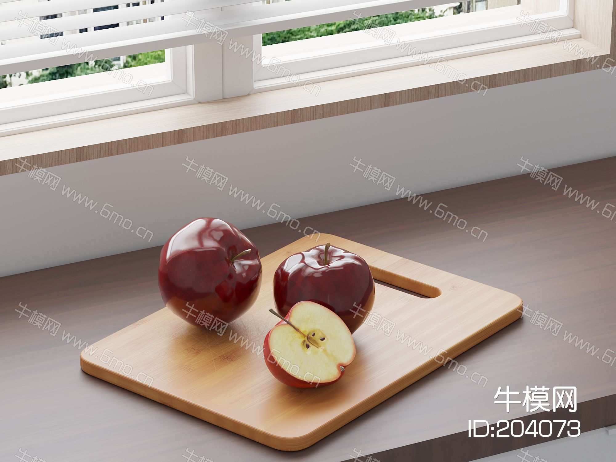 苹果 水果 砧板 菜板