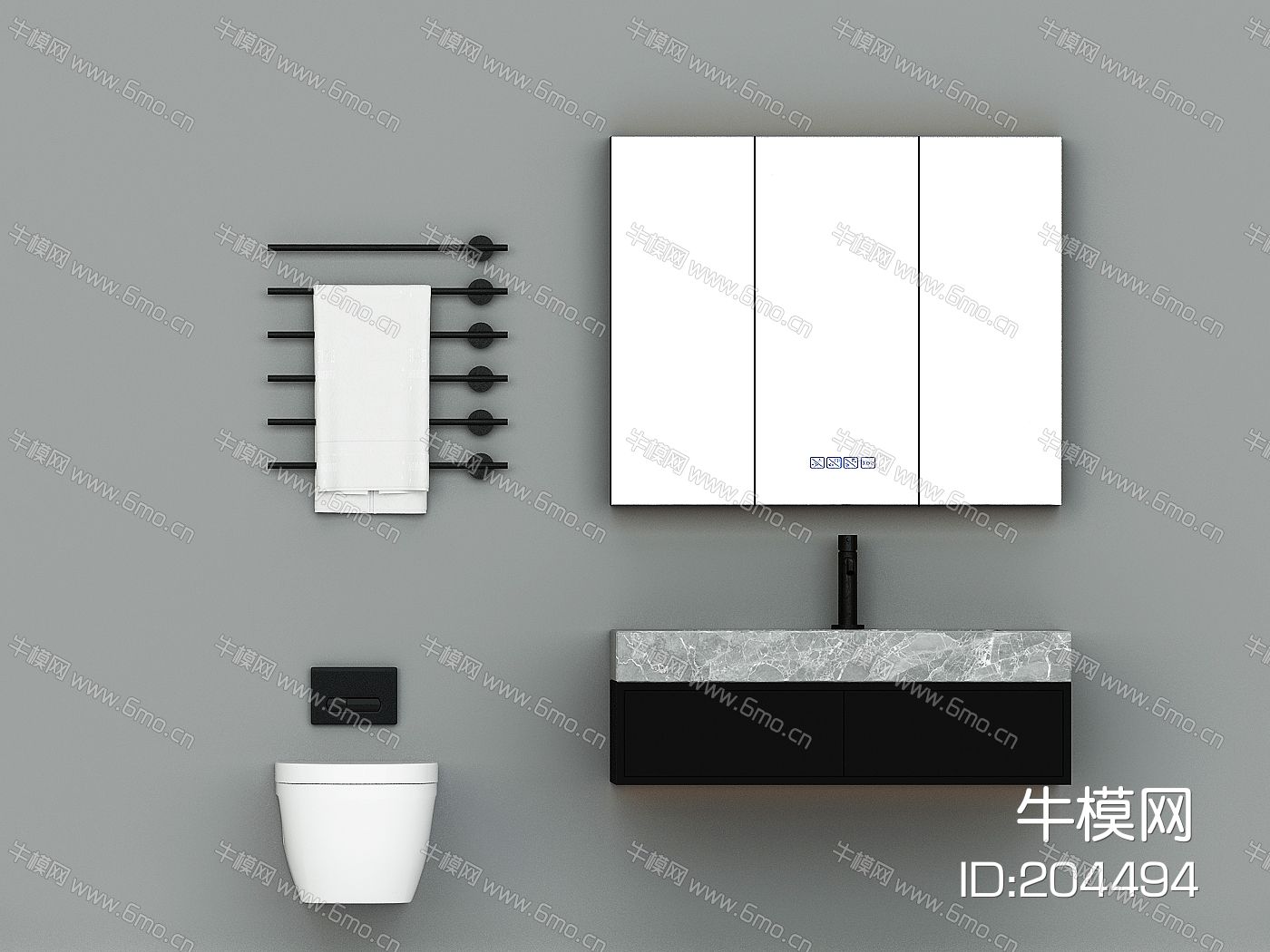 现代浴室柜，卫浴用品，卫生洁具，壁挂马桶，毛巾杆