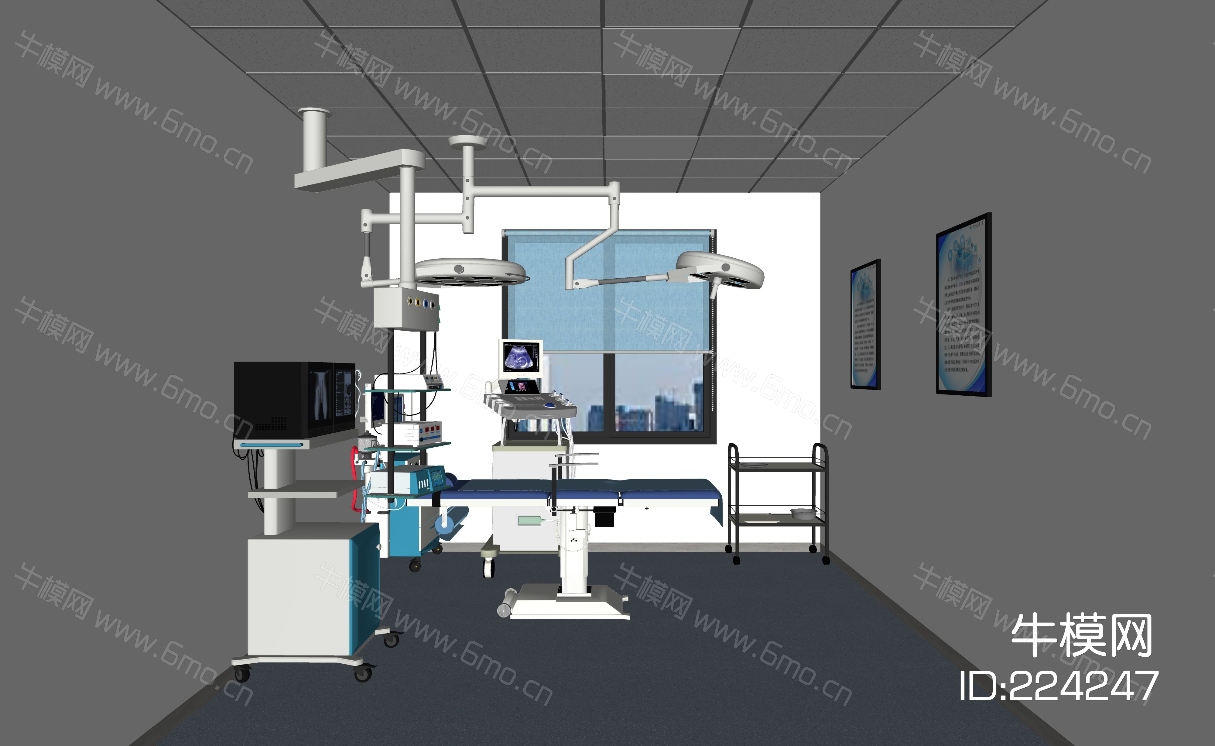 现代医院 手术室 医疗设备 医疗室