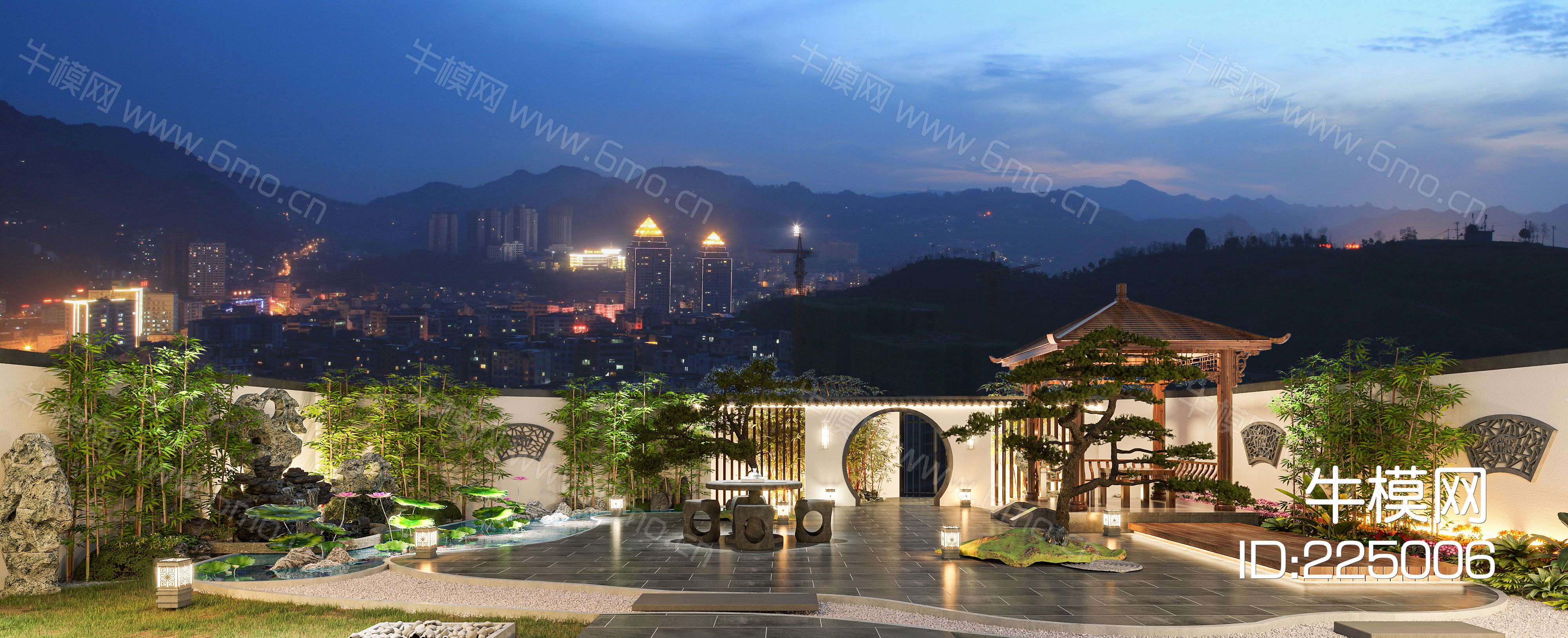 新中式庭院