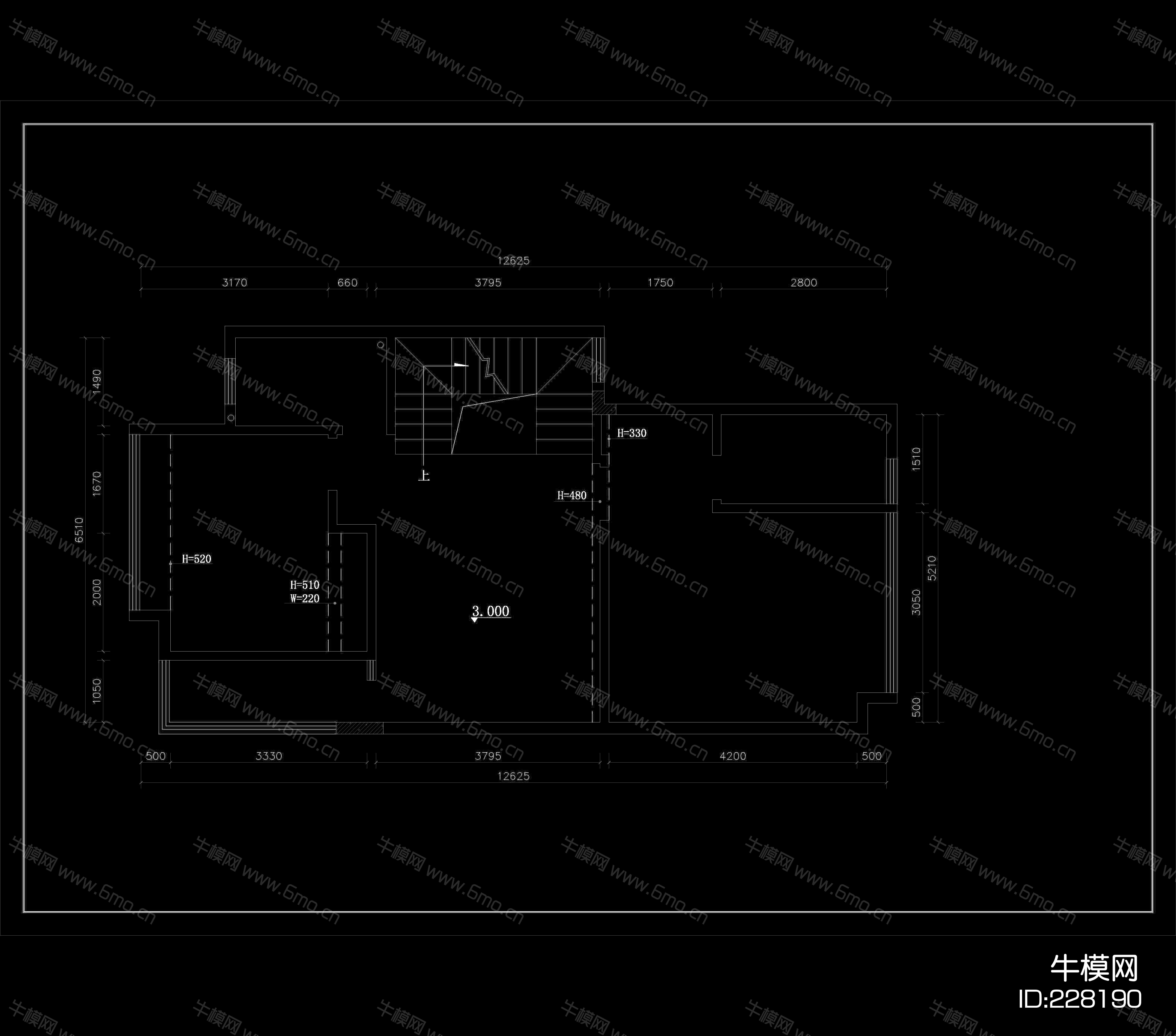 凯茵新城别墅设计装修施工图