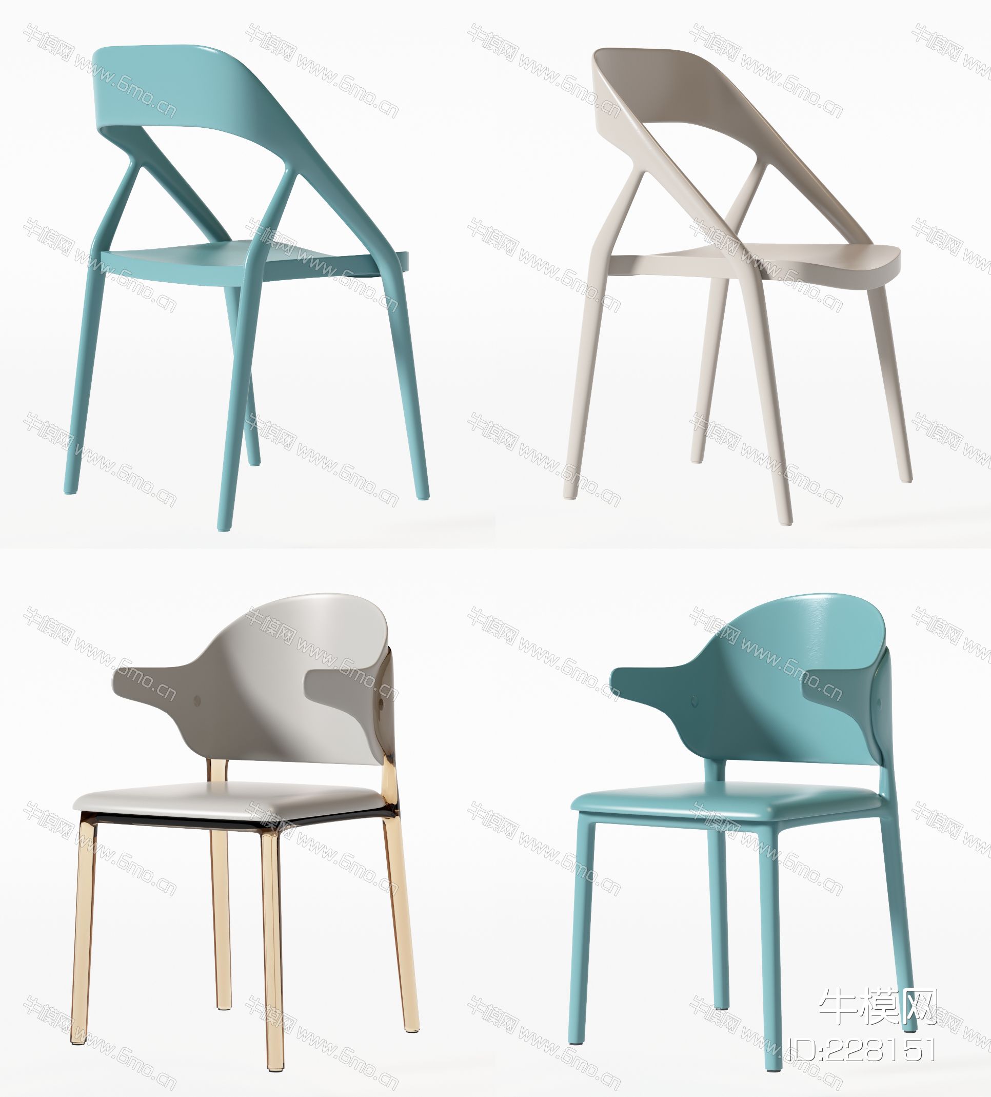 北欧 塑料椅