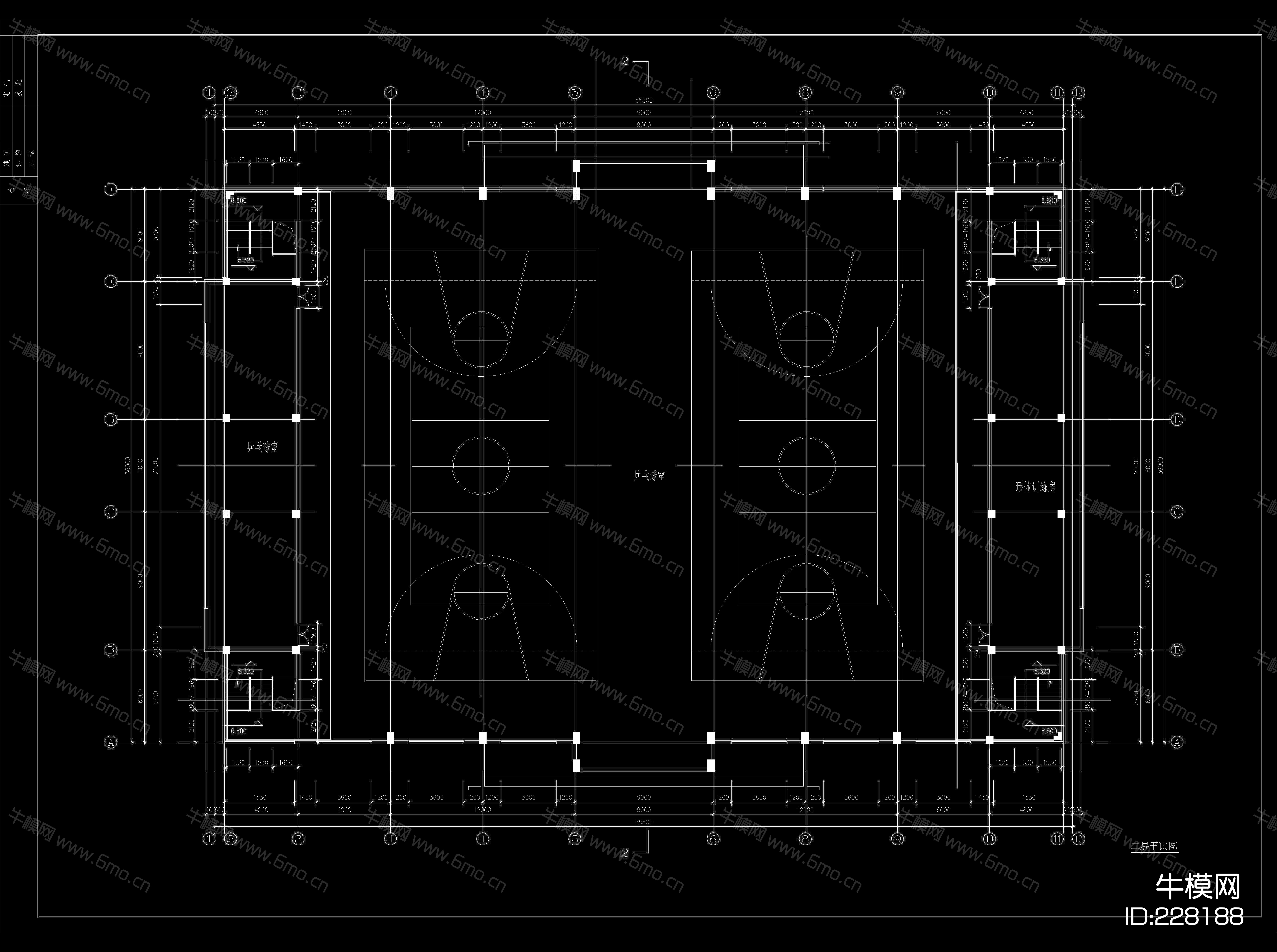 体育馆建筑施工图