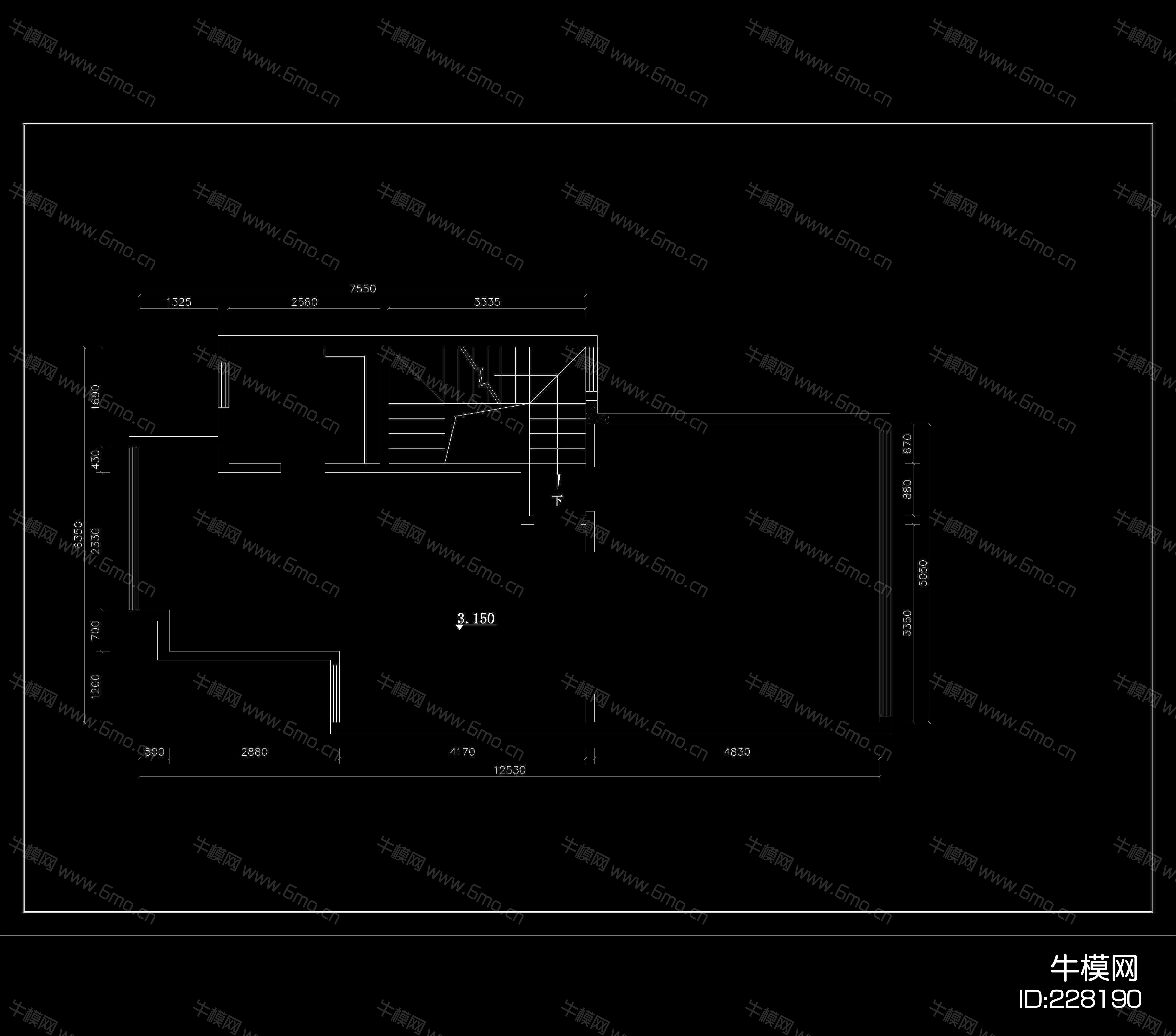 凯茵新城别墅设计装修施工图