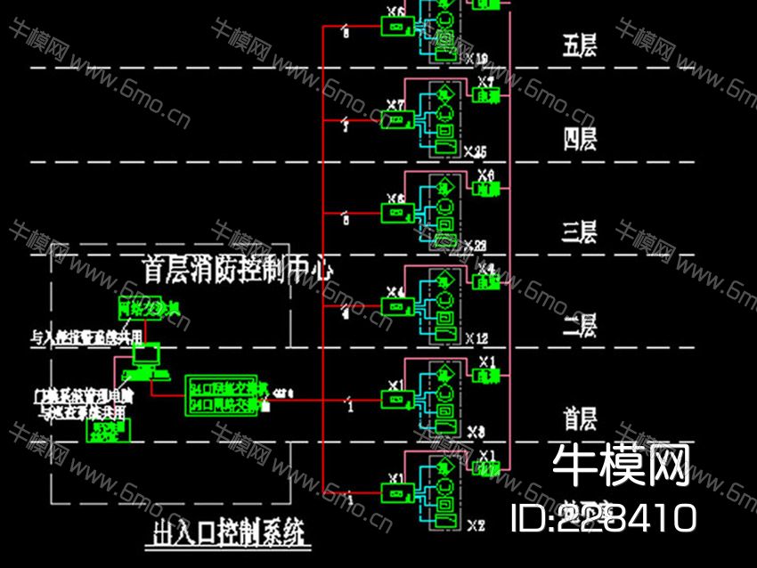 医院弱电系统CAD