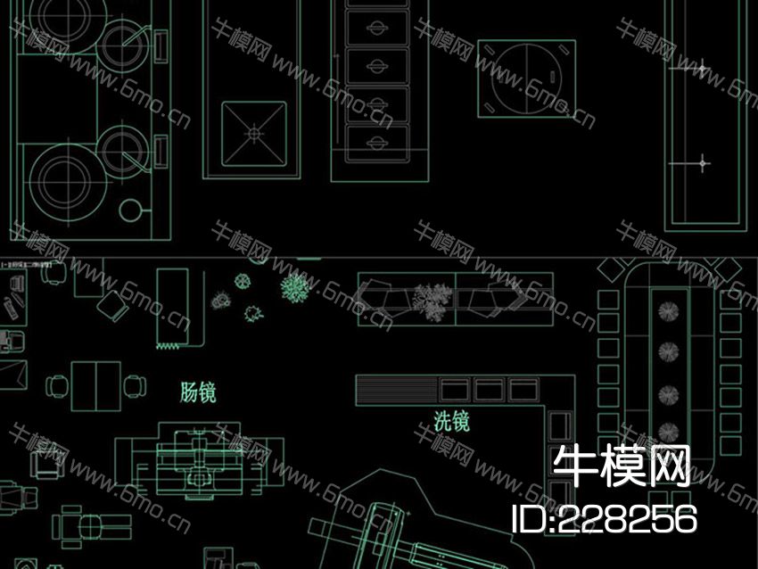 医院专用CAD图医院模块