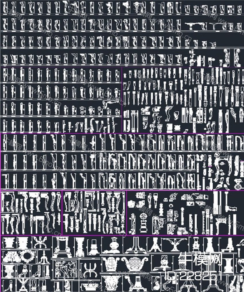 整木设计师必备的整木素材CAD