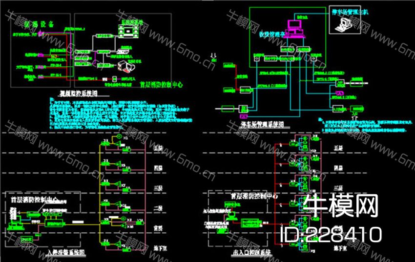 医院弱电系统CAD