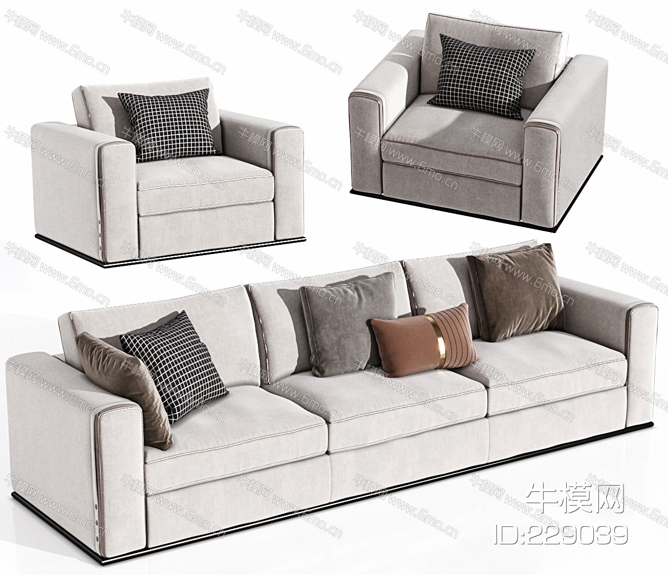 现代三人沙发，单人沙发，洽谈沙发，接待沙发，布艺沙发，懒人沙发，沙发
