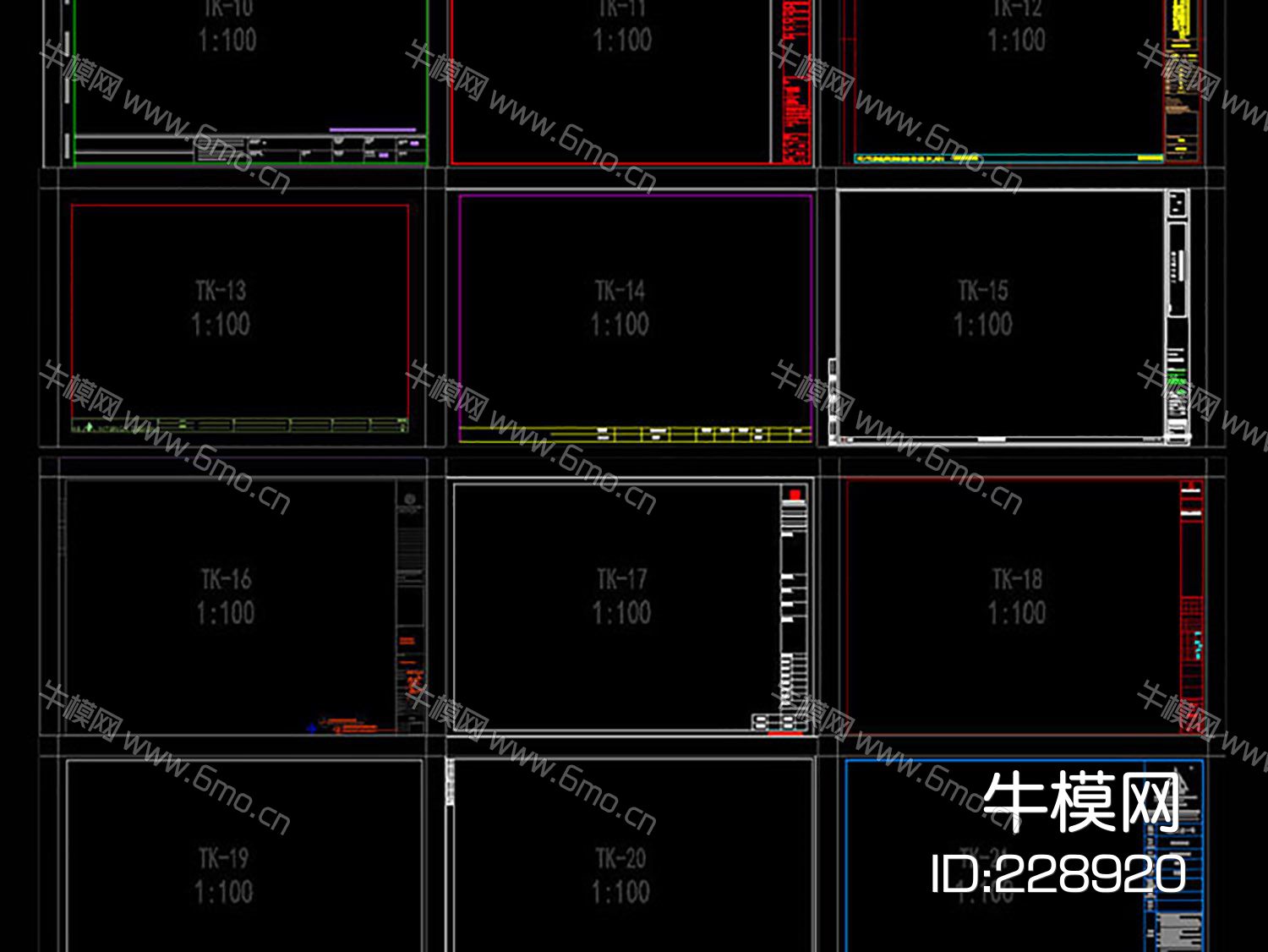 CAD图框图表样式标准比例CAD图