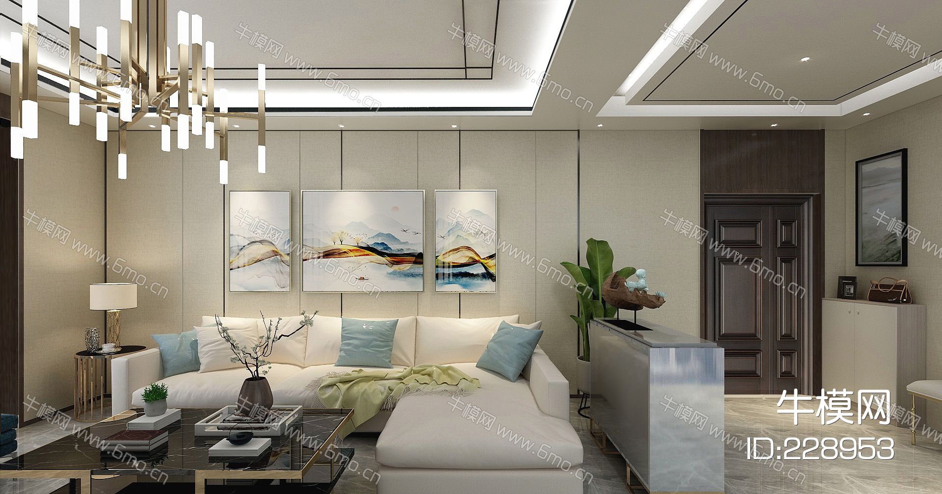 230㎡家装施工图|CAD施工图+效果图+全套物料书