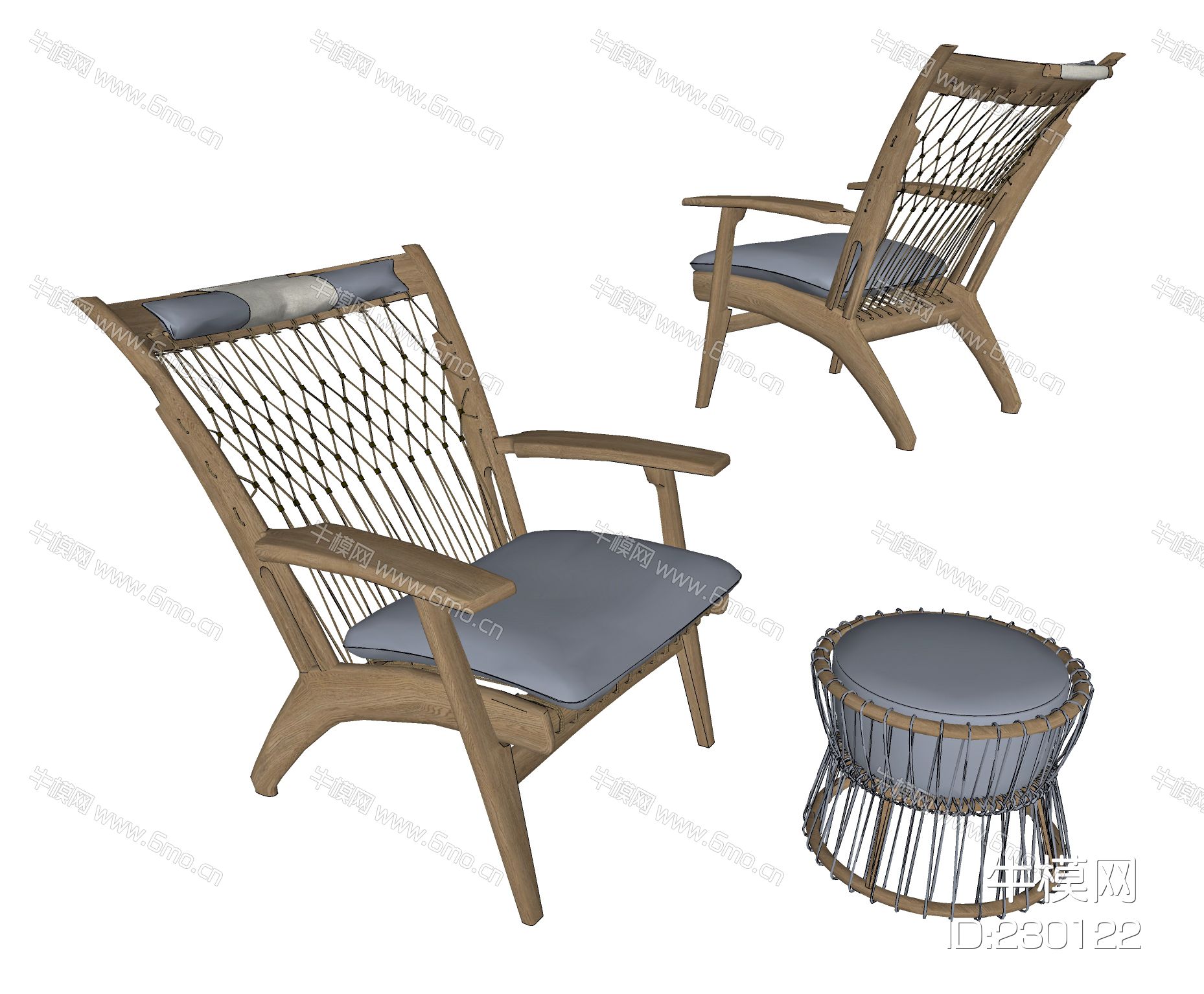 现代休闲椅，躺椅，藤编椅，木椅，矮凳，编织椅，编织凳，户外椅，脚踏，凳子