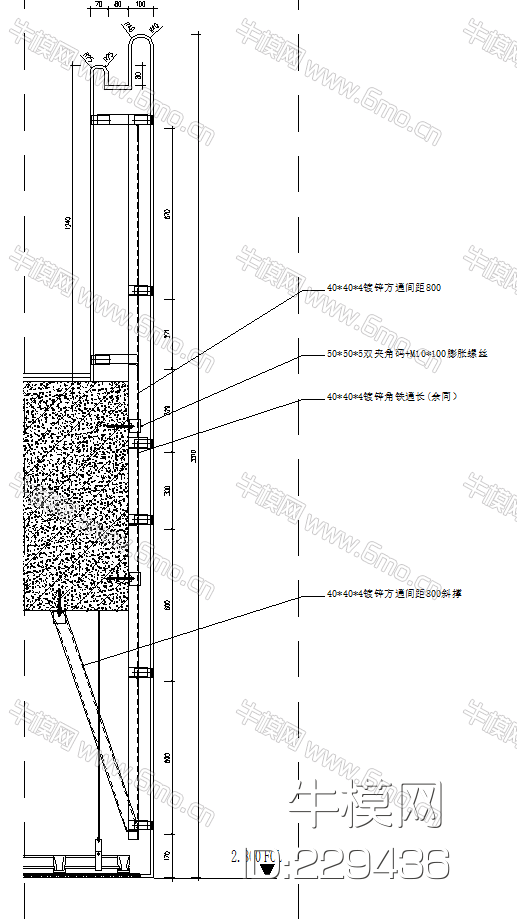 旋转楼梯GRG扶梯施工图大样
