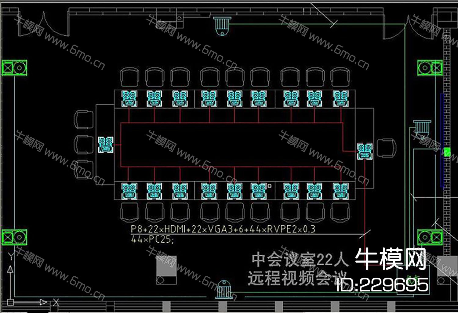 机房工程系统图常用弱电CAD素材