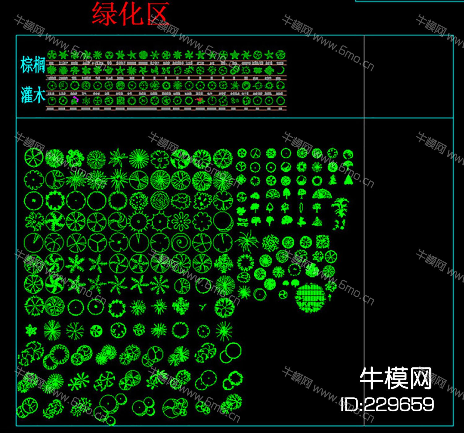 室内装修设计CAD素材模块公司总图