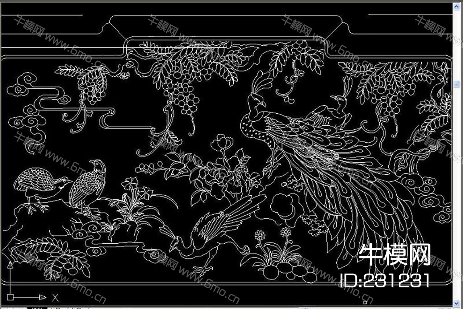 中式家具CAD图CAD设计素材