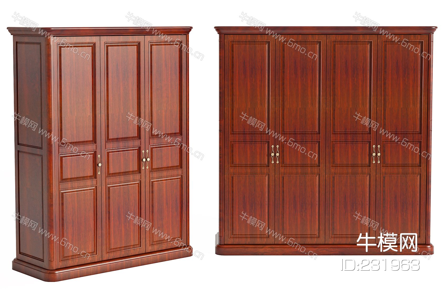 美式实木衣柜，衣柜，储物柜，装饰柜，三门衣柜，四门衣柜，组合衣柜，高柜