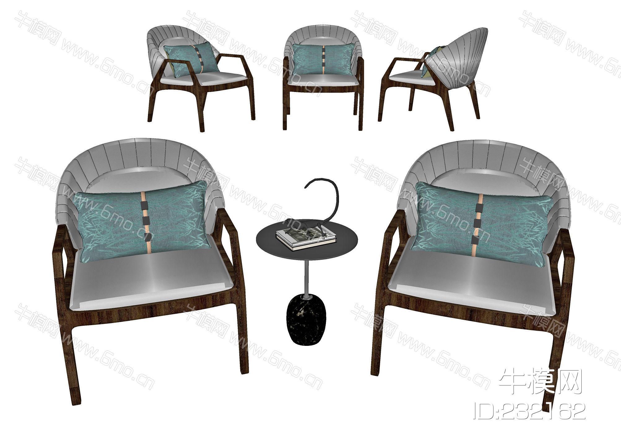 新中式休闲椅，围椅，洽谈椅，茶几，圈椅，接待沙发，接待椅，圆几，实木椅