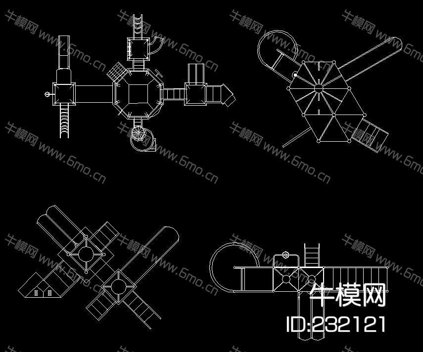 儿童乐园景观设计30种精选CAD图纸