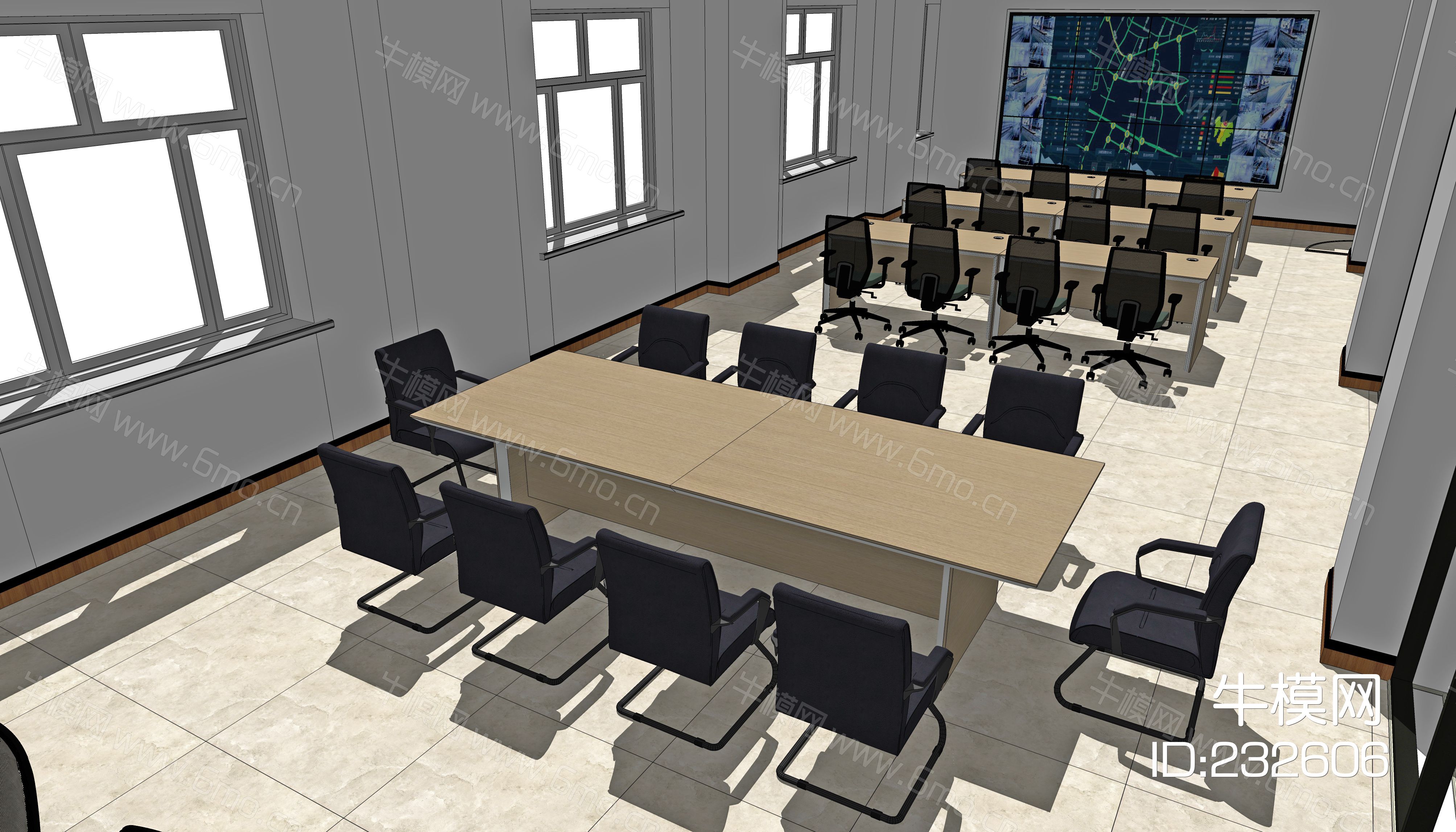 现代办公室，监控室，监控台，监控椅，办公椅，主控室，会议室，指挥监控室